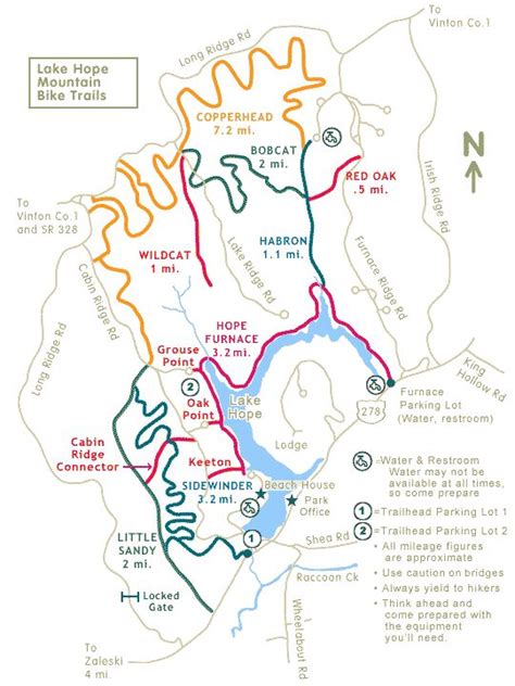 Printable Hocking Hills Trail Maps