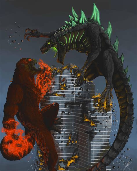 Godzilla vs King Kong by Dramzilla77 on DeviantArt