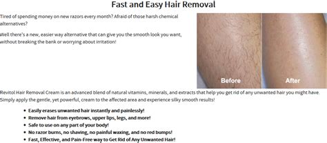 Revitol!!! Hair Removal Cream!!! Price!!! - Free Tube Offers Available ...