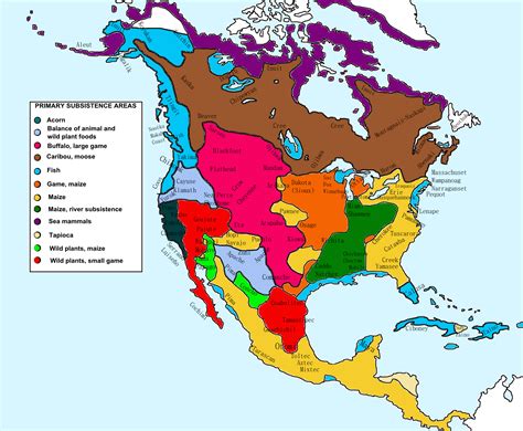 Native American Cultures Map Native American Map Native American ...