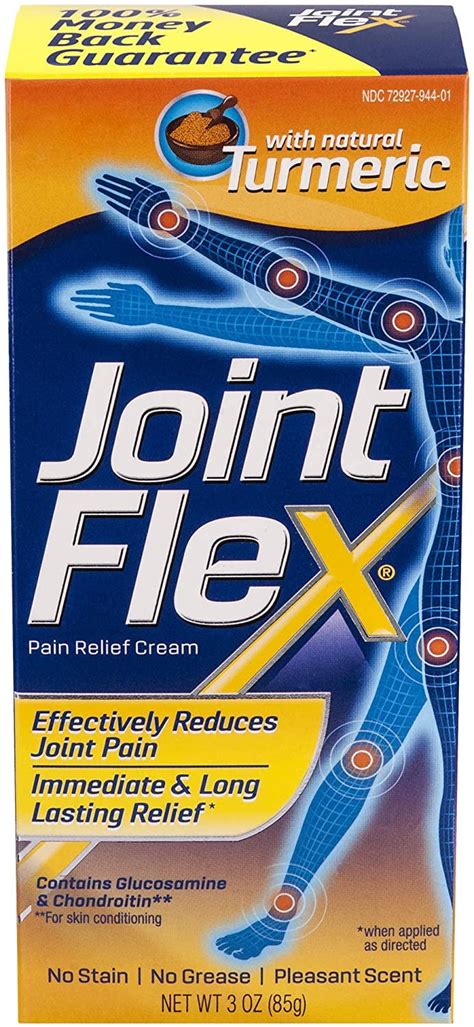 JointFlex Joint Pain Relief Cream with Natural Turmeric, 3 oz - Walmart.com