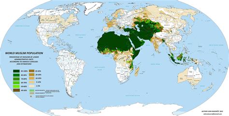 Map of the World Muslim Population - Nations Online Project