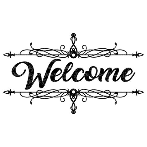 Welcome SVG Clip Art Vector Digital Download for Personal Use - Etsy