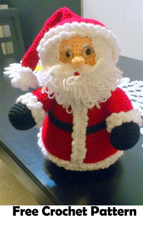 19 Free Amigurumi Christmas Santa Crochet Patterns | Crochet santa ...