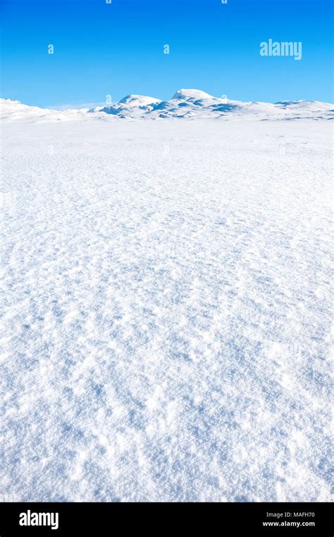 Snow covered mountains in Northern Sweden Stock Photo - Alamy