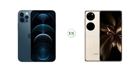 Apple iPhone 12 Pro vs Huawei P50 Pocket: Side by Side Specs Comparison