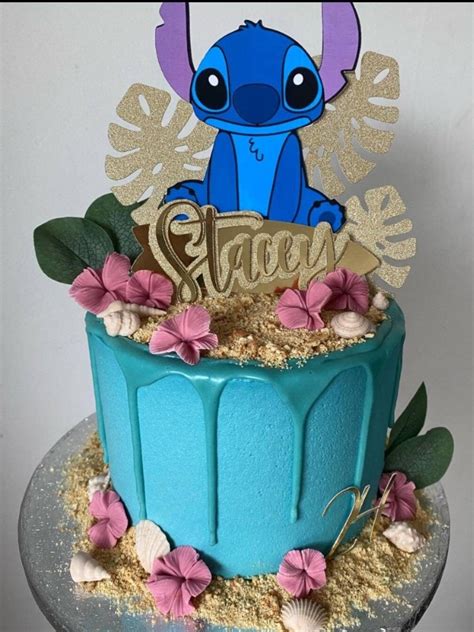 Stitch cake topper with stick – Artofit