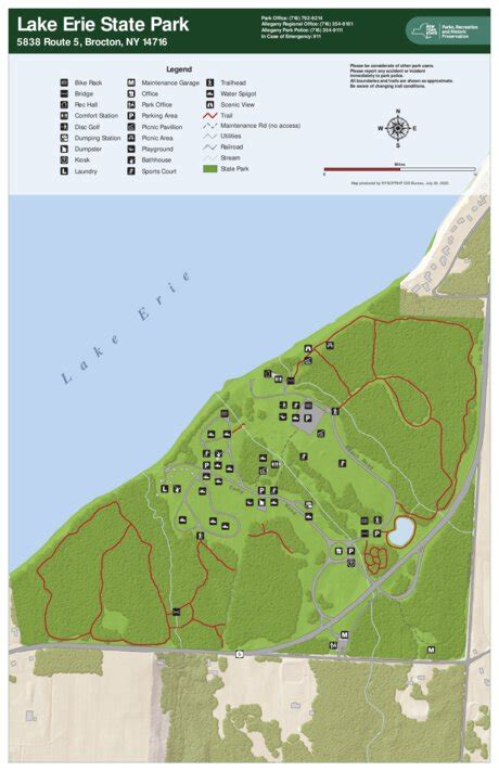 Lake Erie State Park Map – The World Map