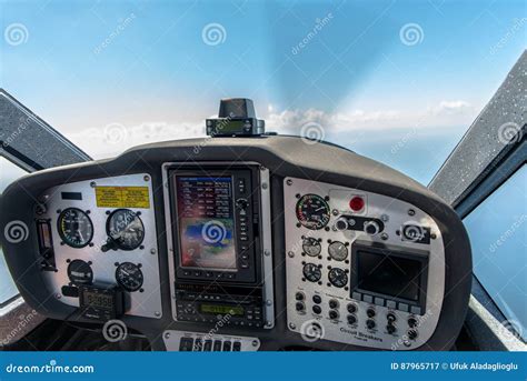 Cockpit Of A Small Aircraft Royalty-Free Stock Photography ...