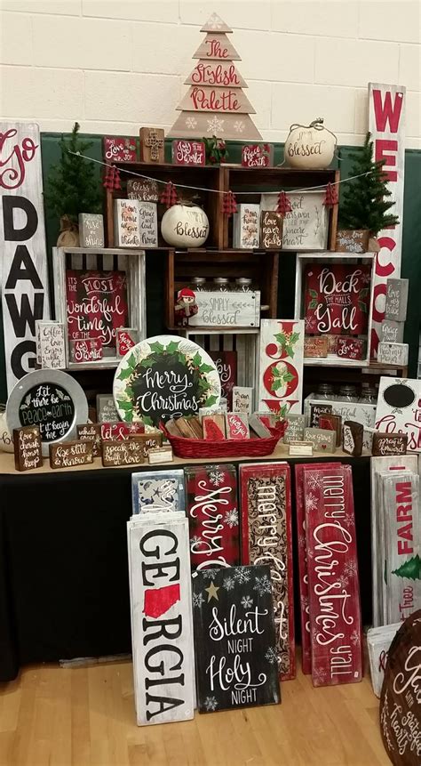 Craft Show Display using crates by The Stylish Palette | Christmas ...