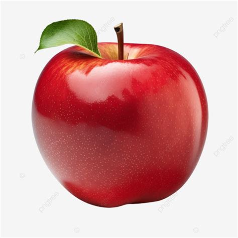 Red Apple Fruit Realistic Transparent, Red Apple, Fruit, Realistic PNG ...