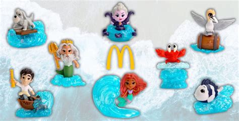 'The Little Mermaid' McDonald's Happy Meal Toys have arrived