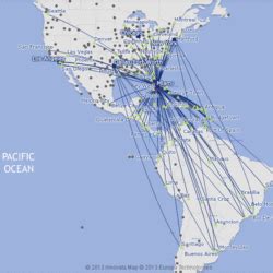 American Airlines route maps