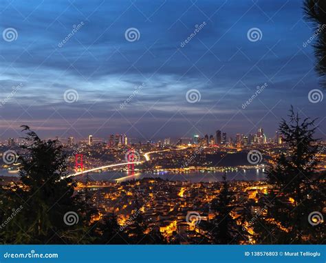 Istanbul bosphorus view stock image. Image of architecture - 138576803