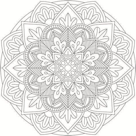 Mandala Monday 9 – Free Download To Colour In (With images) | Mandala ...