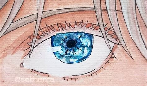 Gojo Satoru Eye drawing