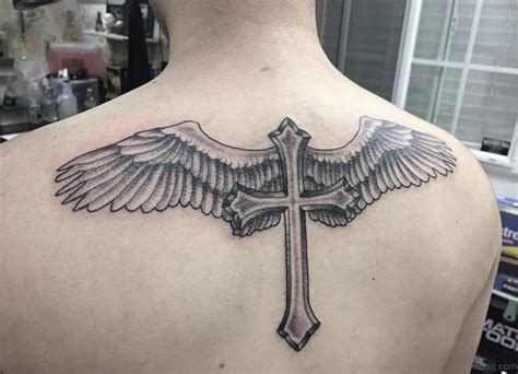 98 Best Cross With Wings Tattoos For Back - Tattoo Designs – TattoosBag.com