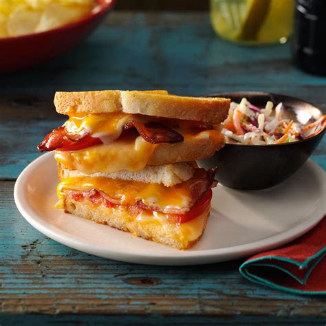 Bacon & Cheese Sandwiches Recipe | Taste of Home