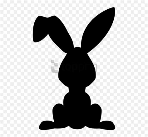 Easter Bunny Ears Png - Easter Bunny Silhouette Svg, Transparent Png is ...