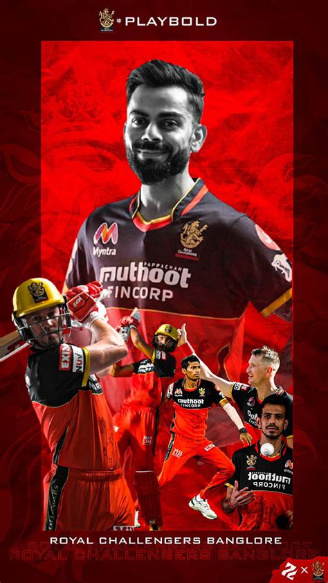 Download RCB Team’s Virat Kohli With Members Wallpaper | Wallpapers.com