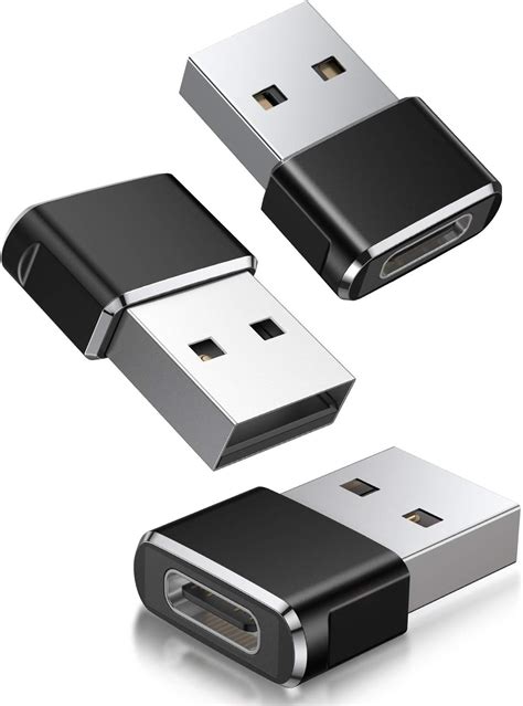 Basesailor Lot de 3 adaptateurs USB C femelle vers USB mâle ...