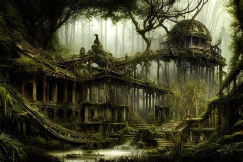 Jungle Ruins by DubbedEmotions on DeviantArt