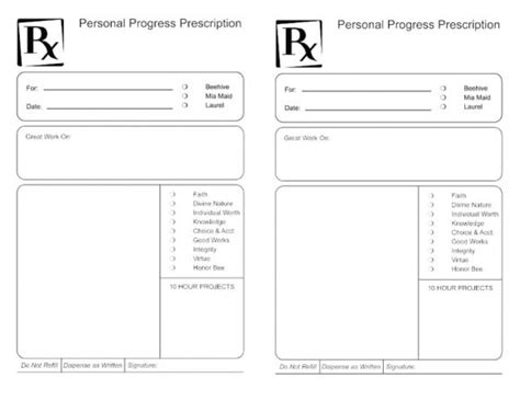 Printable Editable Prescription Label Template - Printable Templates Free