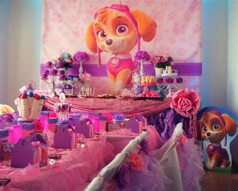 Skye Paw Patrol Birthday Party Ideas | Photo 1 of 52 | Catch My Party