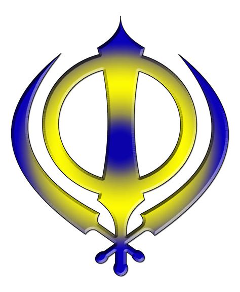 khanda - yellow blue | The Insignia of the Khalsa: The Khand… | Flickr