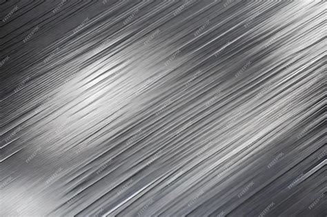 Premium AI Image | Silver brushed metal texture background