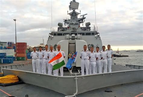 Indian Navy First Training Squadron at Mombasa, Kenya