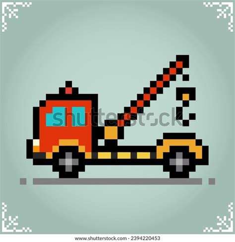 Tow Car 8 Bit Pixel Art Stock Vector (Royalty Free) 2394220453 ...