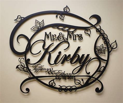 20 The Best Personalized Metal Wall Art