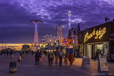 Coney Island Boardwalk by Rommel Tan