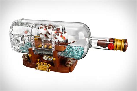 Lego Ship in a Bottle | Uncrate