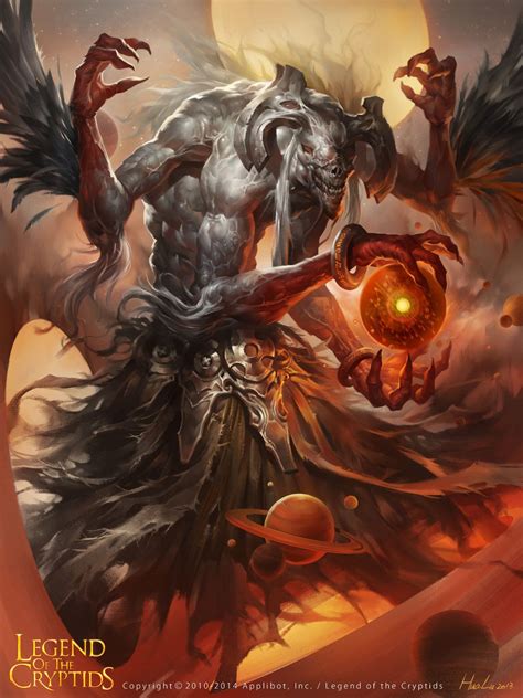 ArtStation - evil god, Hua Lu | Fantasy demon, Fantasy monster, Dark ...