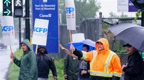 Montreal port workers and employers at an impasse as strike drags into ...