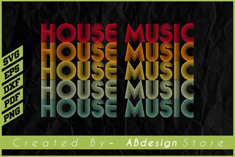 House Music Graphic by ABdesignStore · Creative Fabrica