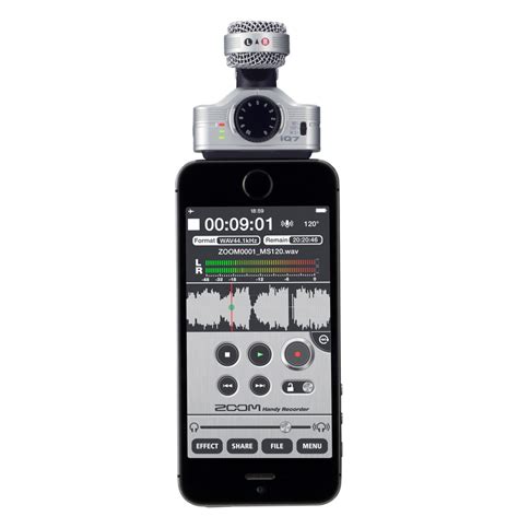 iQ7 Mid-Side Stereo Microphone for iOS | ZOOM