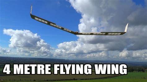 big flying wing glider - YouTube