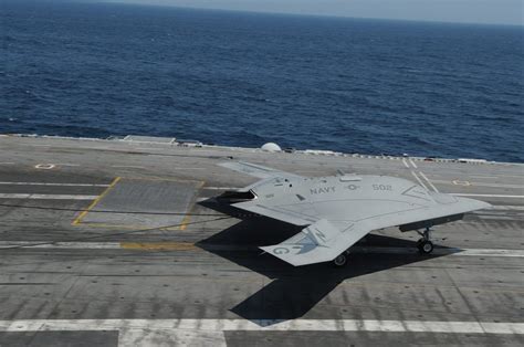 U.S. Navy's X-47B UCAS-D Makes First Carrier Landing | Photos | Defense ...