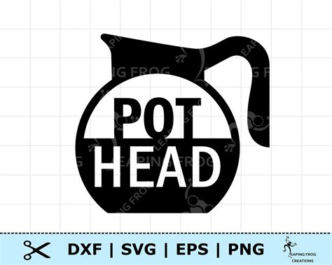 Pot Head SVG. Pothead Svg. Coffee Head Svg. DXF. PNG. Eps. - Etsy Ireland