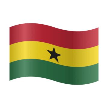 Vector Realistic Illustration Of Ghana Flags, Ghana, Flag, Ghana Flag ...