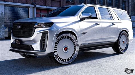 2023 Cadillac Escalade-V ESV Dreams About Riding on 30-Inch Wheels ...