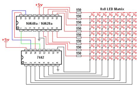 PIC Assembly Tutorial 7 – Graphics on an 8×8 LED Matrix. – [Brads ...