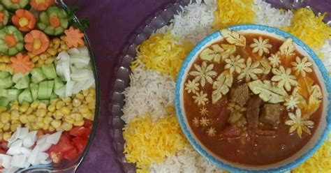 طرز تهیه خورشت قیمه سیب زمینی ساده و خوشمزه توسط مژگان - کوکپد