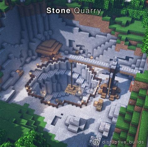 I made a Stone Quarry! : Minecraftbuilds | Minecraft castle, Minecraft ...