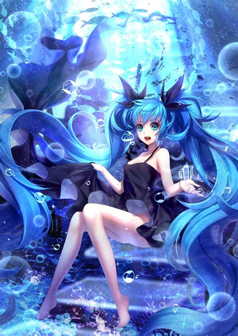 Hatsune Miku - Deep Sea Girl Vocaloid, Kaito, Art Manga, Manga Anime ...