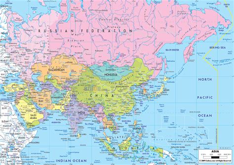 Map of Asia | Geo Bee Resources | Pinterest | Country maps and Asia