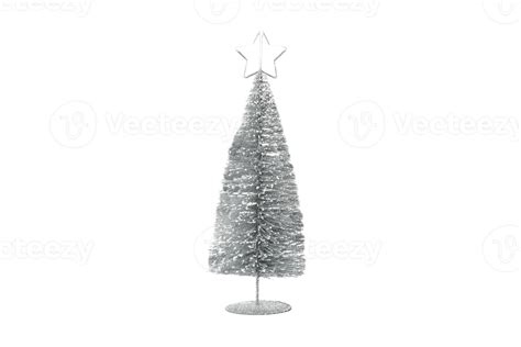 Silver christmas tree isolated on a transparent background 21333122 PNG